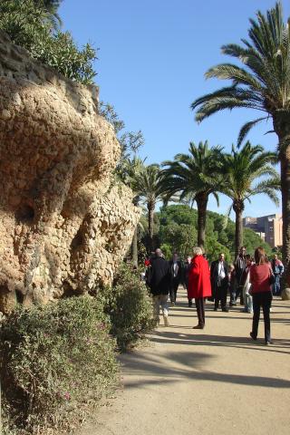 image Zona de jardines, Parque Güell, Barcelona