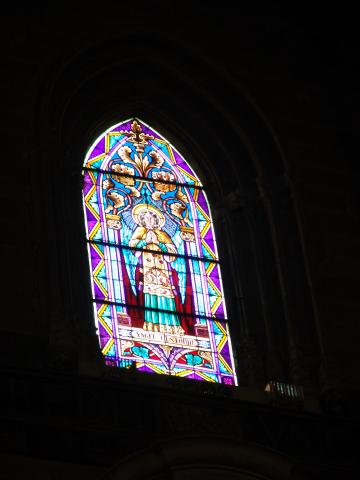 image Vidriera, Catedral de Barbastro, Huesca