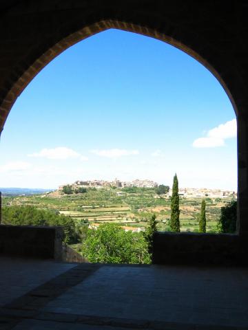 image Vista del pueblo de Horta de Sant Joan desde el Convent de Sant Salvador, Tarragona