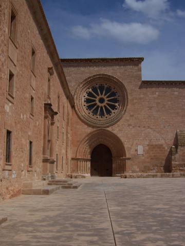 image Fachada del monasterio de Santa María de Huerta, Soria