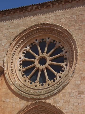 image Rosetón del Monasterio de Santa María de la Huerta, Soria