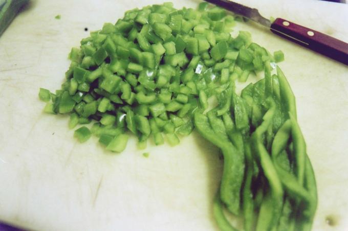 image Pimiento verde majado