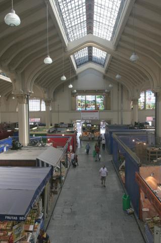 image Vista del Mercado de abastos de Sao Paulo, Brasil