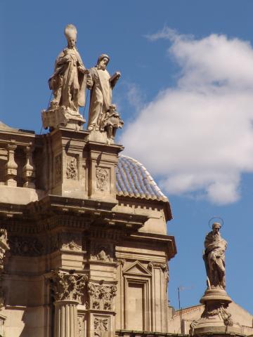 image Remate de la fachada, Catedral de Murcia