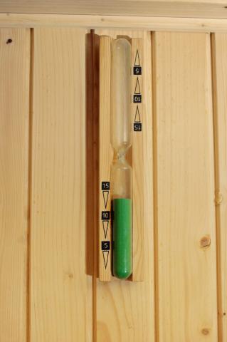 image Sauna: reloj de arena