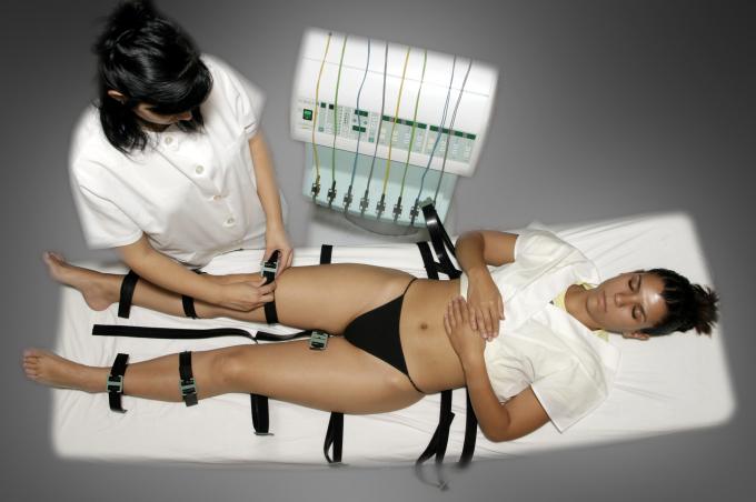 image Gimnasia pasiva con cintas de caucho: retirada de cintas de caucho