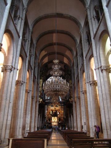 image Nave central de la Catedral de Santiago de Compostela, A Coruña