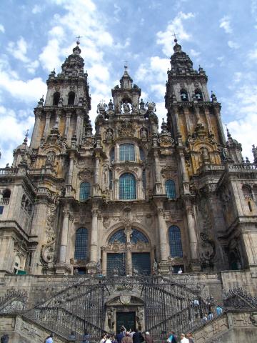 image Fachada del Obradoiro, Catedral de Santiago de Compostela, A Coruña