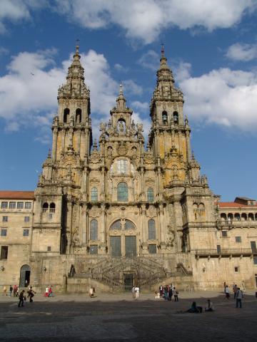 image Fachada del Obradoiro, Catedral de Santiago de Compostela, A Coruña