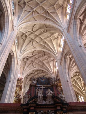 image Bóveda de crucería, Catedral de Segovia
