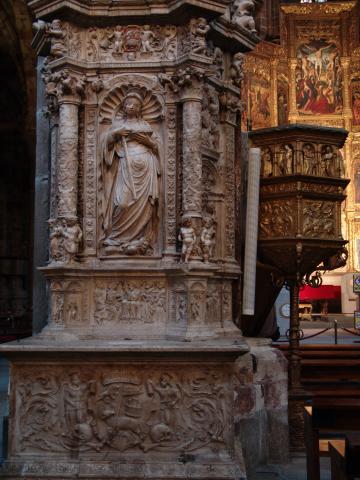 image Detalle de una columna, Catedral de Ávila