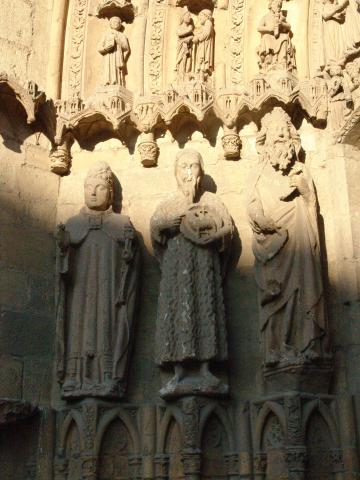 image Detalle de la fachada, Catedral de León