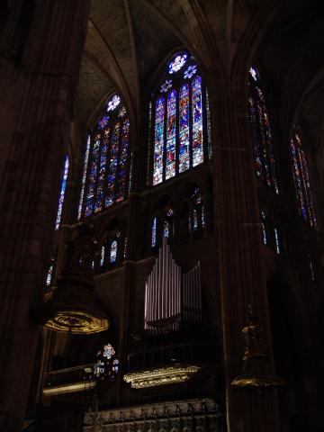 image Órgano y vidrieras, Catedral de León