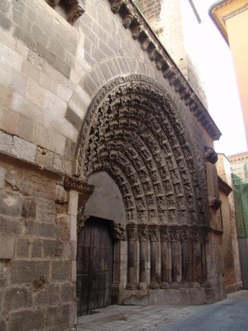 image Puerta del Juicio, Catedral de Tudela, Navarra