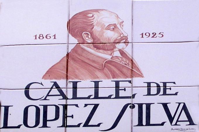image Indicativo de calle de López Silva, Madrid