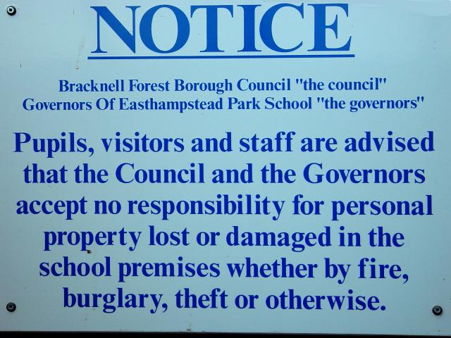 image Cartel de aviso