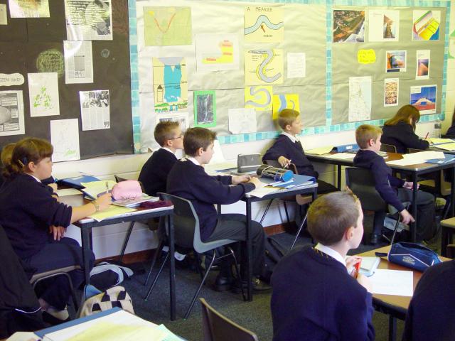 image Clase de geografía