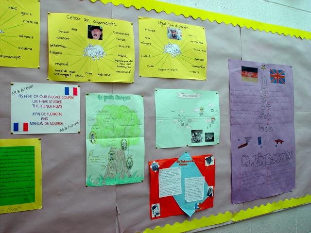 image Exposición de trabajos de idiomas