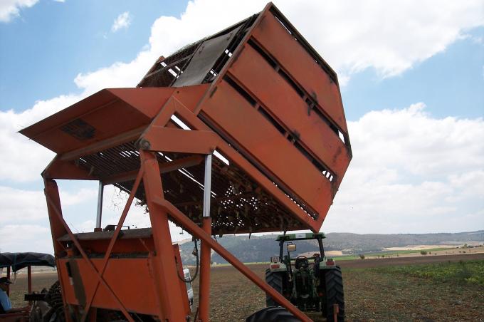 image Tractor descargando remolacha