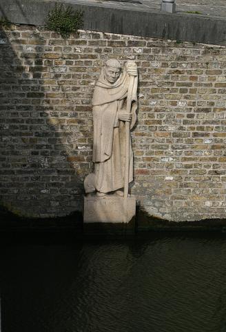 image Medidor de caudal en el Puente Carmers, Brujas, Bélgica