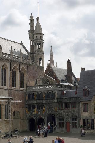 image The Burg, con la Basílica de la Santa Sangre, Brujas, Bélgica