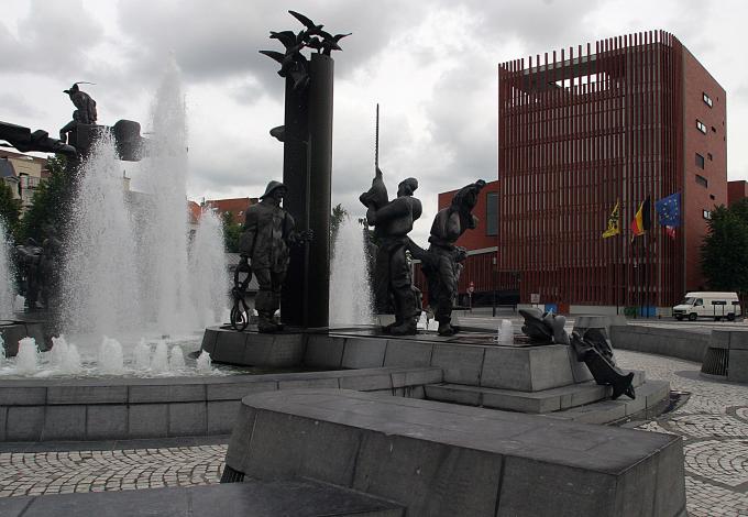 image Edificio del Auditorio (Concertgebouw) en el T'Zand, Brujas, Bélgica