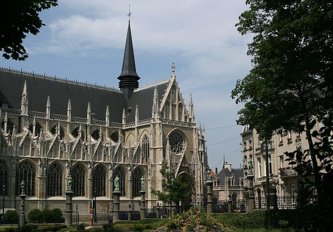 image Iglesia de Notre-Dame de Sablon, Bruselas, Bélgica