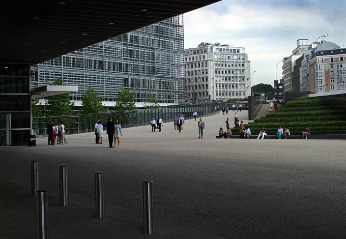 image Edificios de la Unión Europea, Bruselas, Bélgica