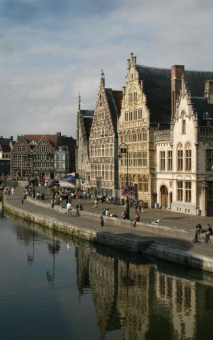 image Las casas de Graslei, Gante, Bélgica