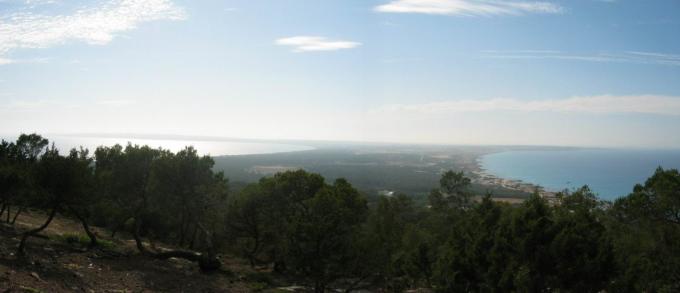 image El istmo de Formentera desde La Mola, Islas Baleares