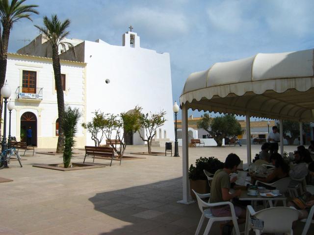 image Plaza de España de Sant Francesc Xavier, Formentera, Islas Baleares