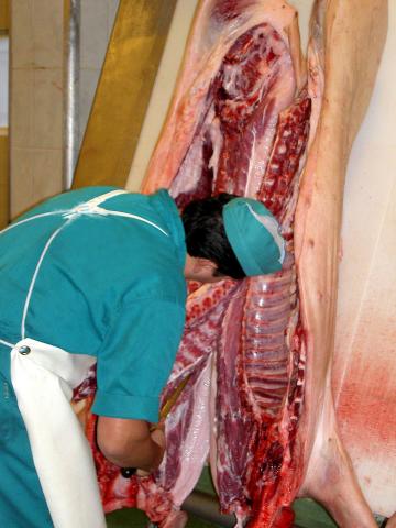 image Despiezando un cerdo