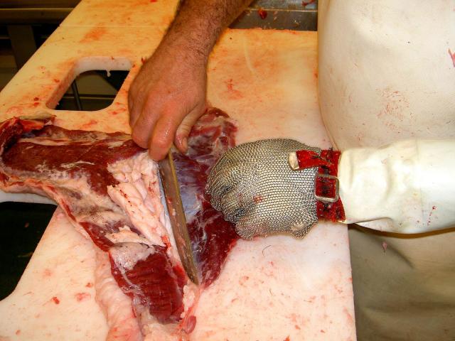 image Limpieza de las partes del cerdo