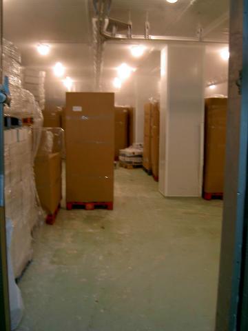 image Zona de embalaje y almacén frigorífico