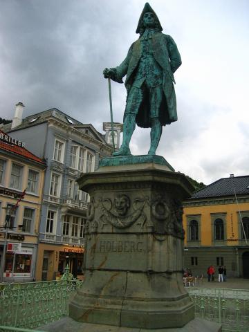 image Monumento a Holberg en Bergen, Noruega