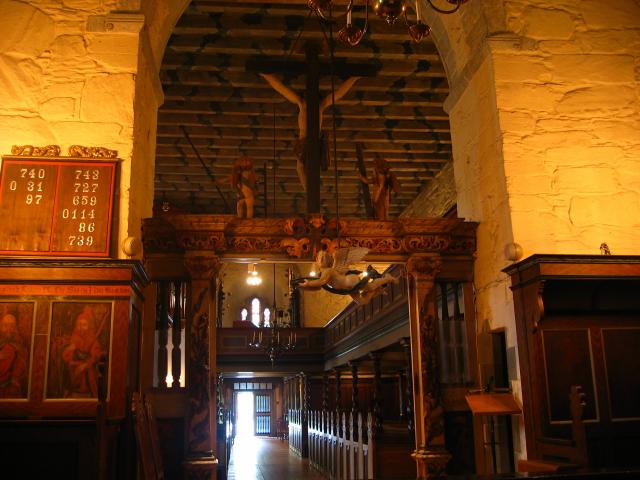 image Interior de la Iglesia de San Miguel o Vangskyrkja, Noruega