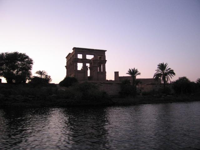 image Philae al anochecer, Egipto