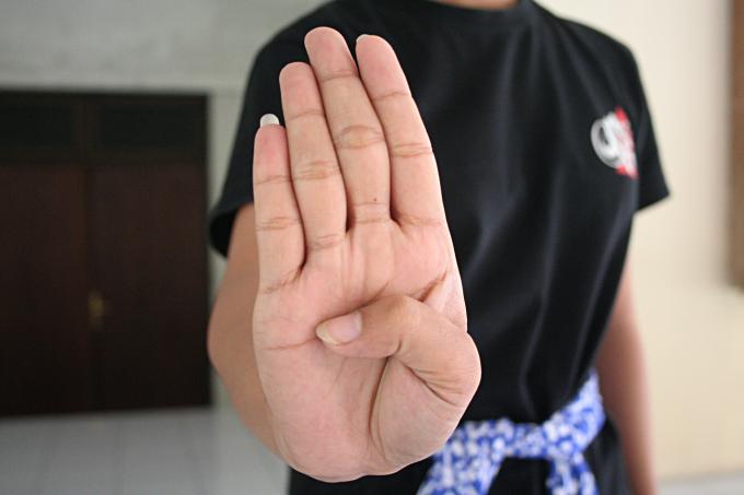 image Postura de manos del baile javanés, Java, Indonesia