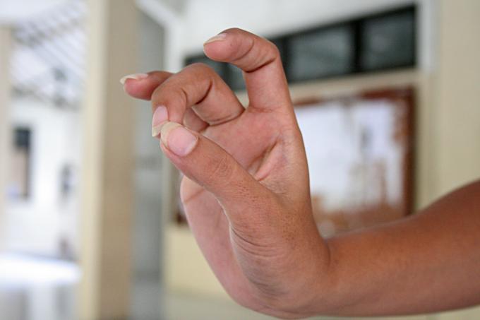 image Postura de manos del baile javanés, Java, Indonesia