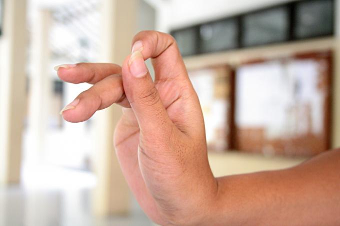 image Postura de manos del baile javanés, Java, Indonesia