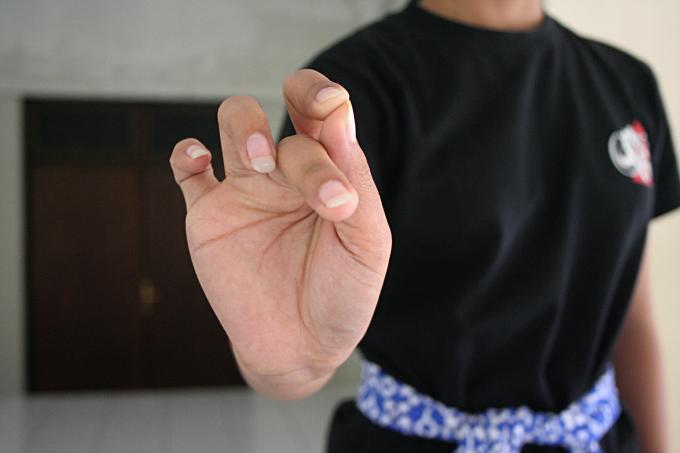 image Postura de manos del baile javanés, Java, Indonesia