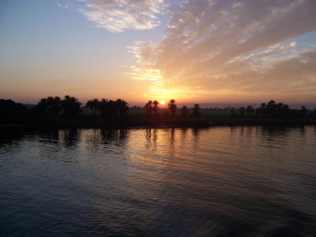 image Atardecer en el Nilo, Egipto