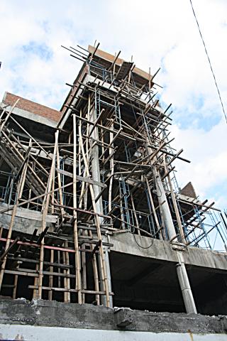 image Andamios de bambú en Jogyakarta, Indonesia