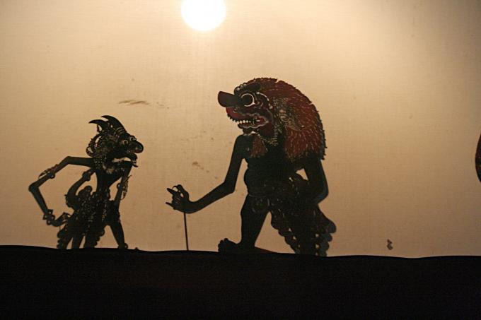 image Marionetas, Teatro de sombras de Jogyakarta, Indonesia