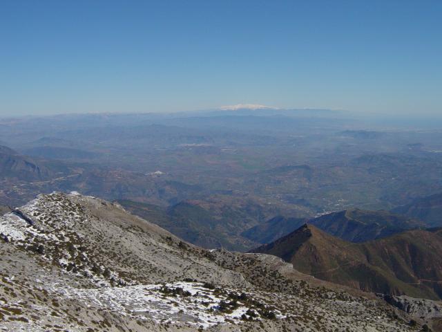 image Sierra Nevada desde el Cerro La Torrecilla, Sierra de las Nieves, Málaga