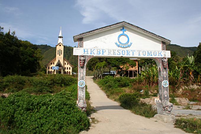 image Iglesia protestante de Batak, Sumatra, Indonesia