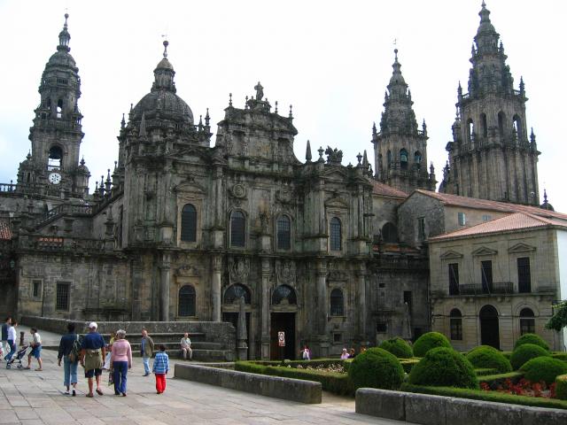image Plaza de la Inmaculada, Catedral de Santiago de Compostela, A Coruña
