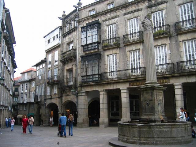 image Plaza de Cervantes, Santiago de Compostela, A Coruña