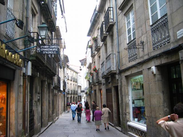 image Rúa do Preguntoiro, Santiago de Compostela, A Coruña