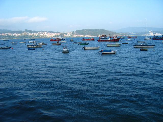 image Barcas en el puerto de Combarro, Pontevedra